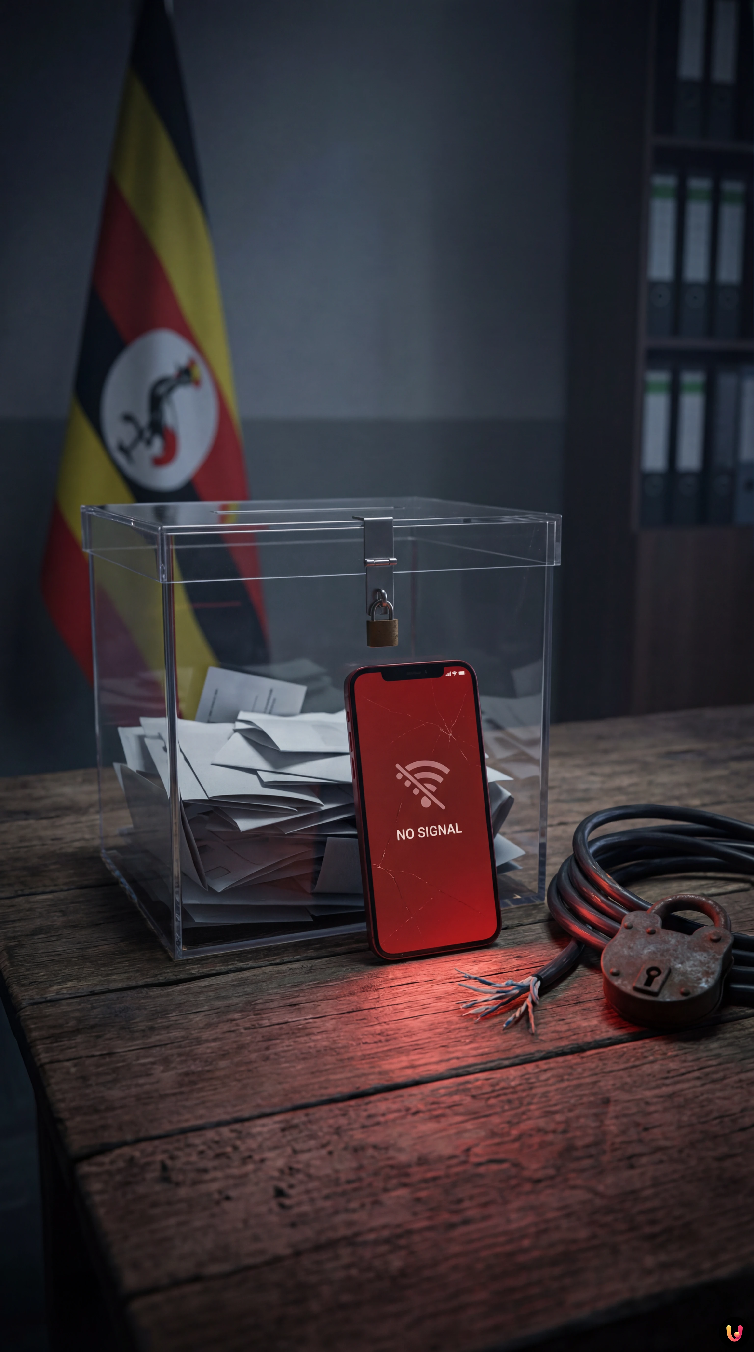 Sostenitori dell'opposizione ugandese in strada a Kampala durante la campagna elettorale.