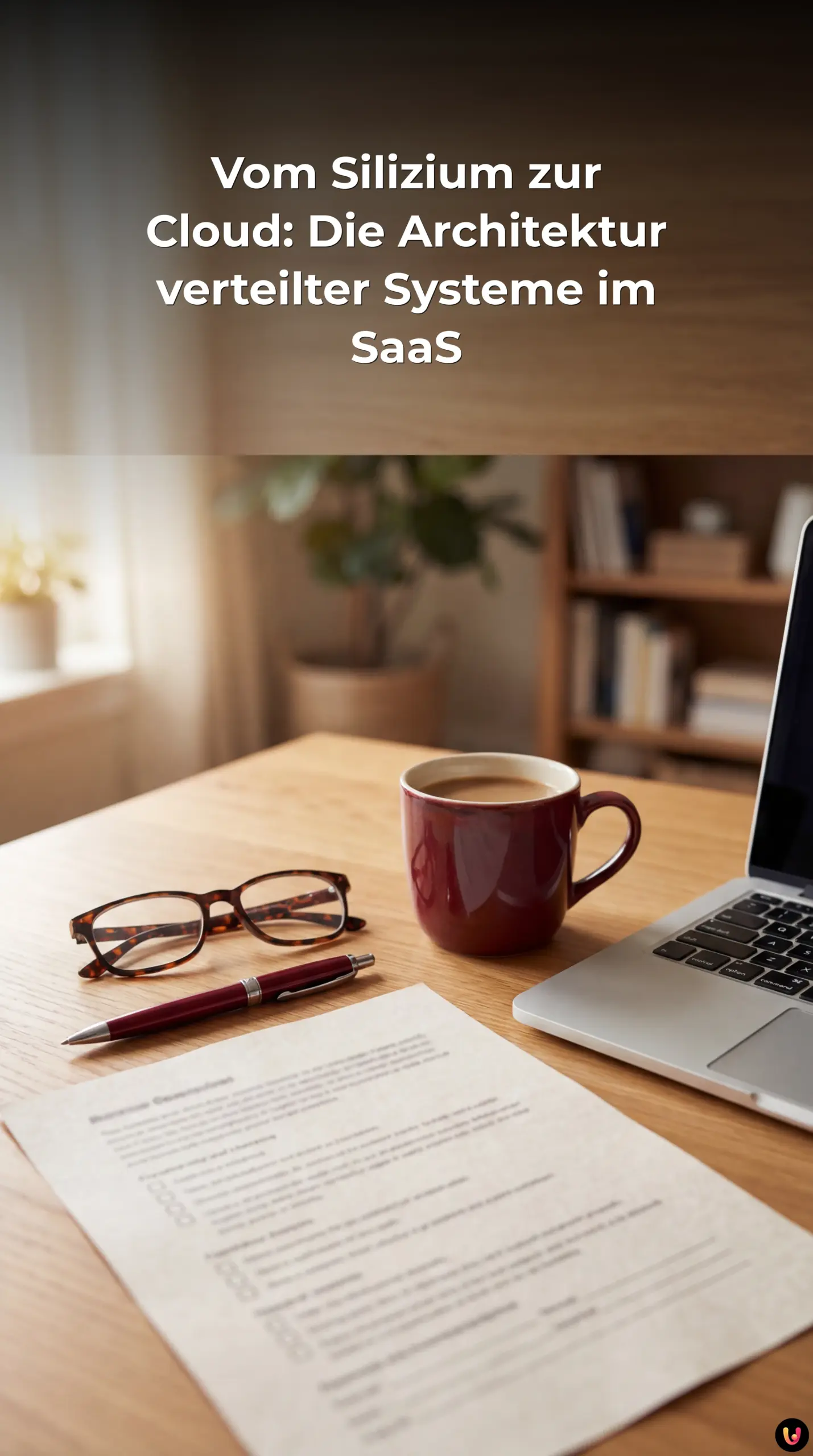 Abstrakte Darstellung von Mikrochip-Strukturen, die in eine Cloud übergehen