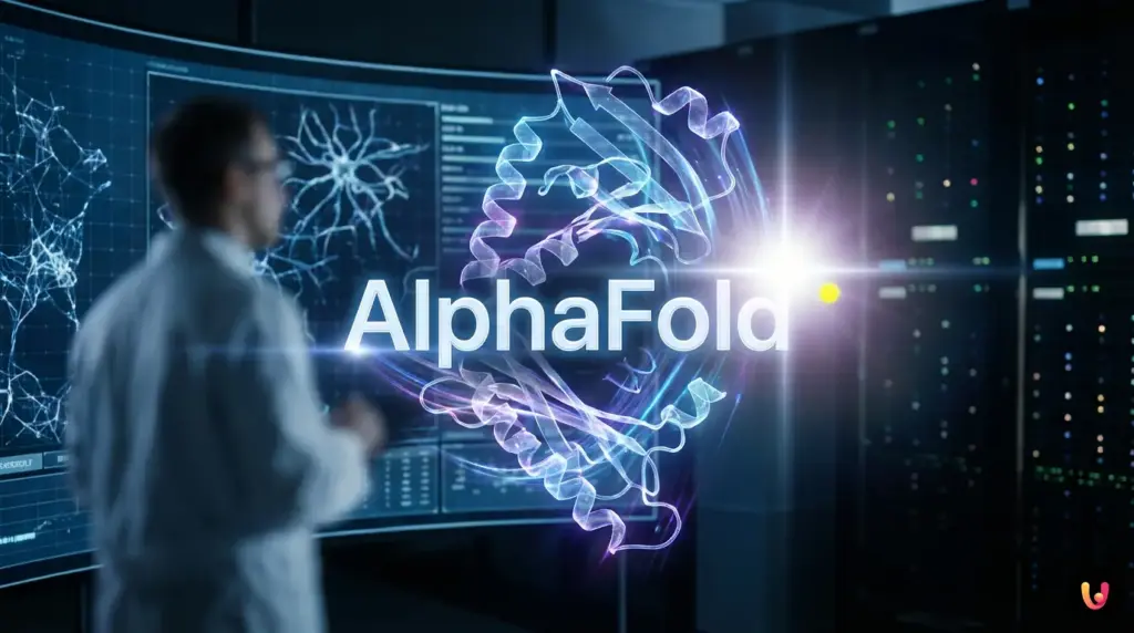 Le puzzle biologique impossible : l’IA a trouvé la solution Structure protéique complexe modélisée en 3D par intelligence artificielle