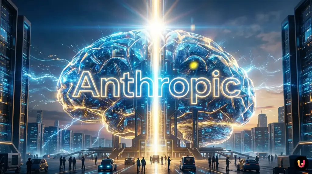 Anthropic: round Serie G da 30 mld, valutazione a 380 mld Logo Anthropic e rappresentazione finanziaria del record di 380 miliardi