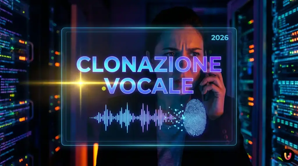 La tua voce ti tradisce in 3 secondi: il furto perfetto dell’IA Onda sonora che si trasforma in codice digitale rappresentando la clonazione vocale AI