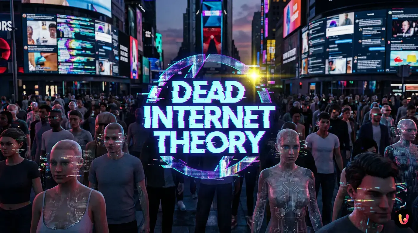 Dead Internet Theory 2026: AI e traffico sintetico Città fantasma digitale: chi popola davvero il web nel 2026