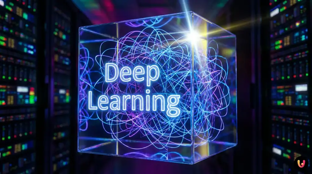 Cervello digitale astratto che simboleggia il funzionamento misterioso dell'IA