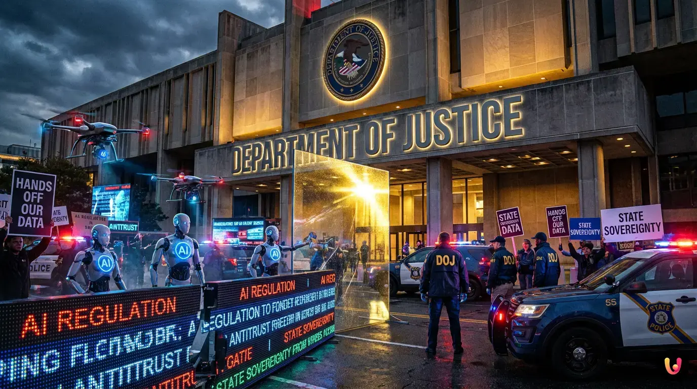 DOJ: Task Force contro frammentazione AI e Antitrust Google