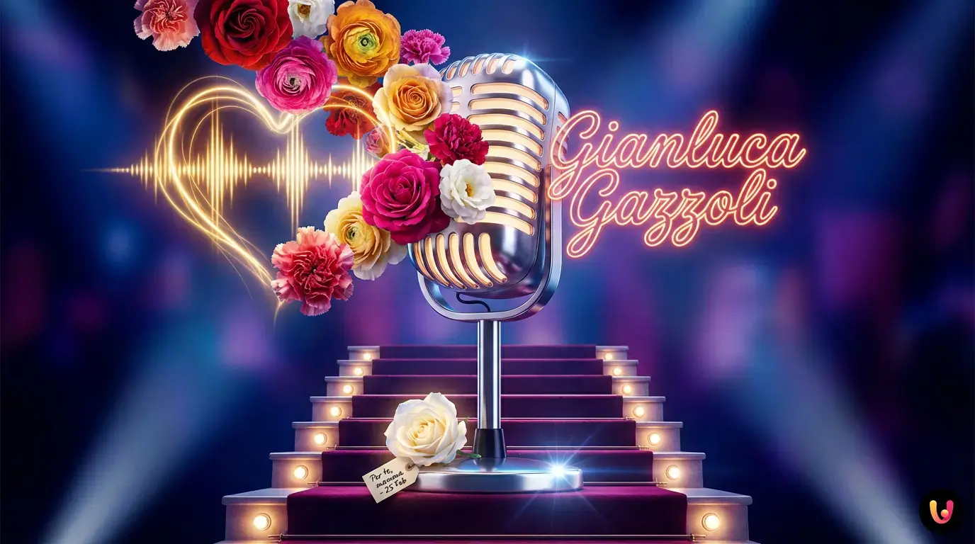 Gazzoli a Sanremo 2026: conduzione Nuove Proposte e tributo alla madre Gazzoli a Sanremo 2026: conduzione Nuove Proposte e tributo alla madre