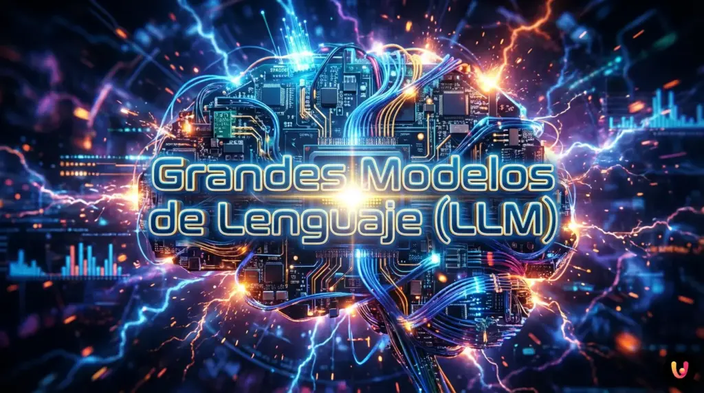 Redes neuronales digitales procesando datos durante la latencia de la IA