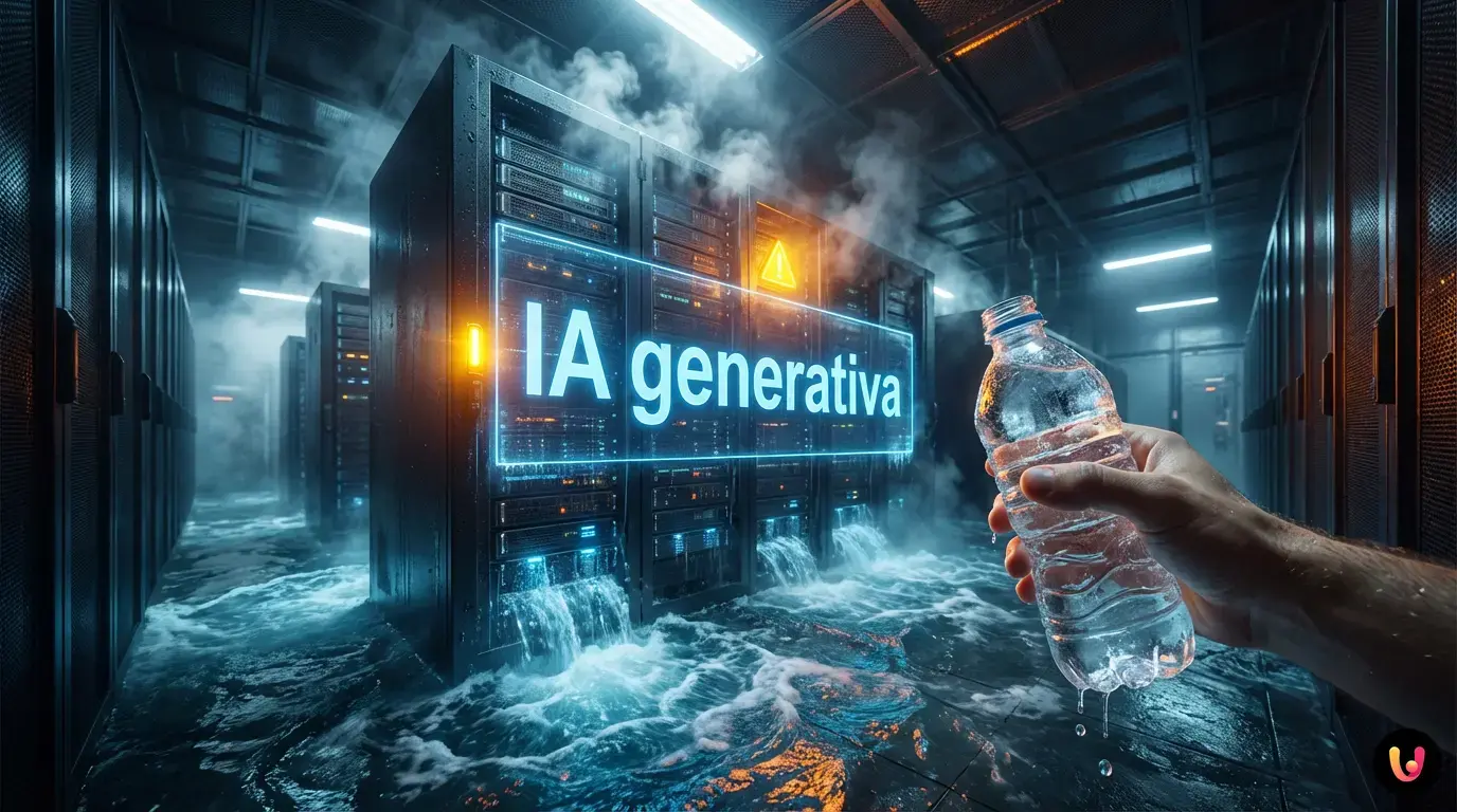 La botella invisible: el coste h&iacute;drico real tras cada consulta a la IA