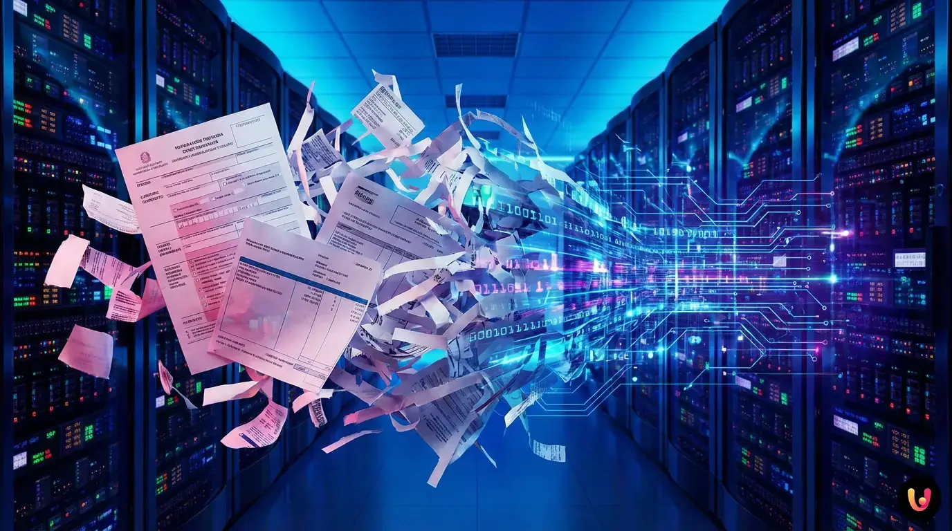 Diagrama pipeline OCR y NLP para an&aacute;lisis de documentos fiscales e hipotecas en la nube