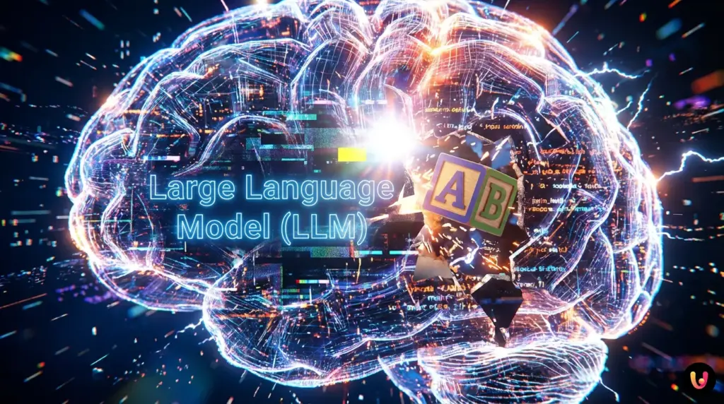 Rappresentazione concettuale di un'intelligenza artificiale che fallisce un test logico