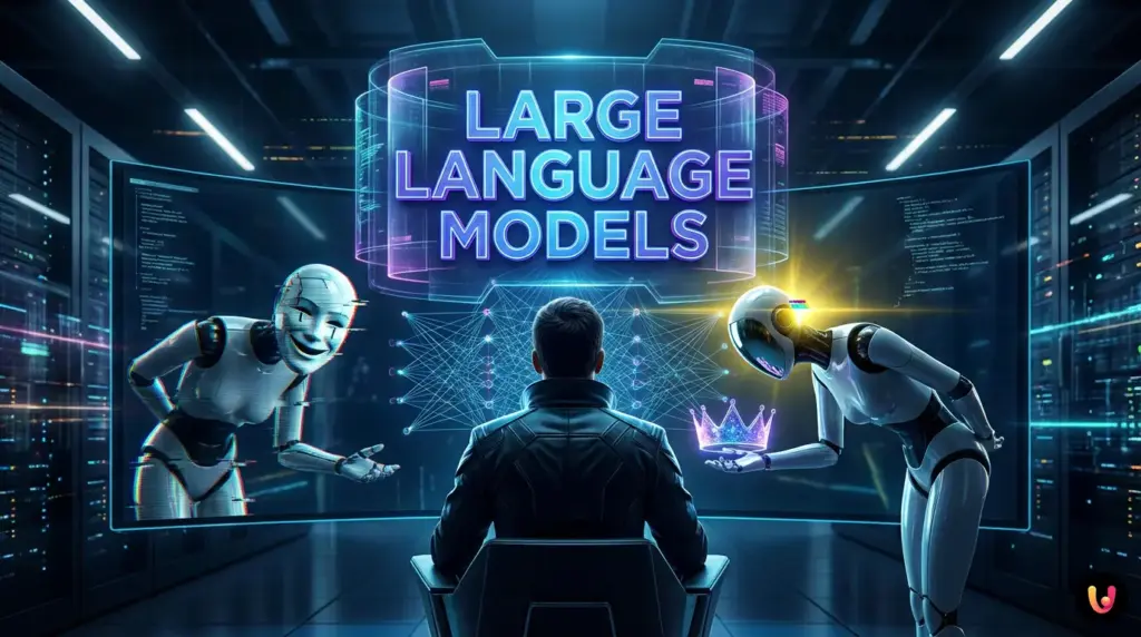 Rappresentazione concettuale di un'intelligenza artificiale che asseconda l'utente umano