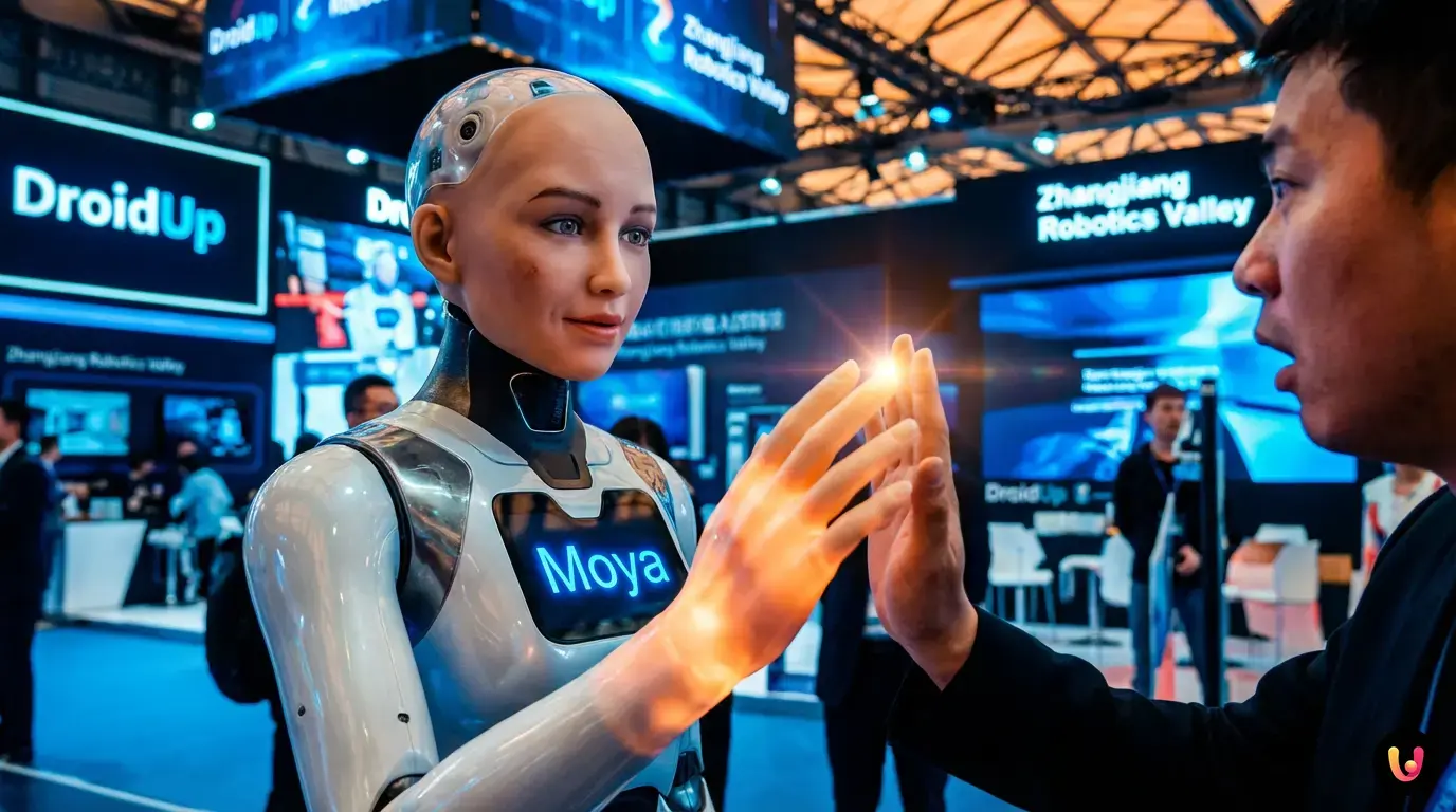 Ecco Moya, il robot umanoide cinese con temperatura corporea reale