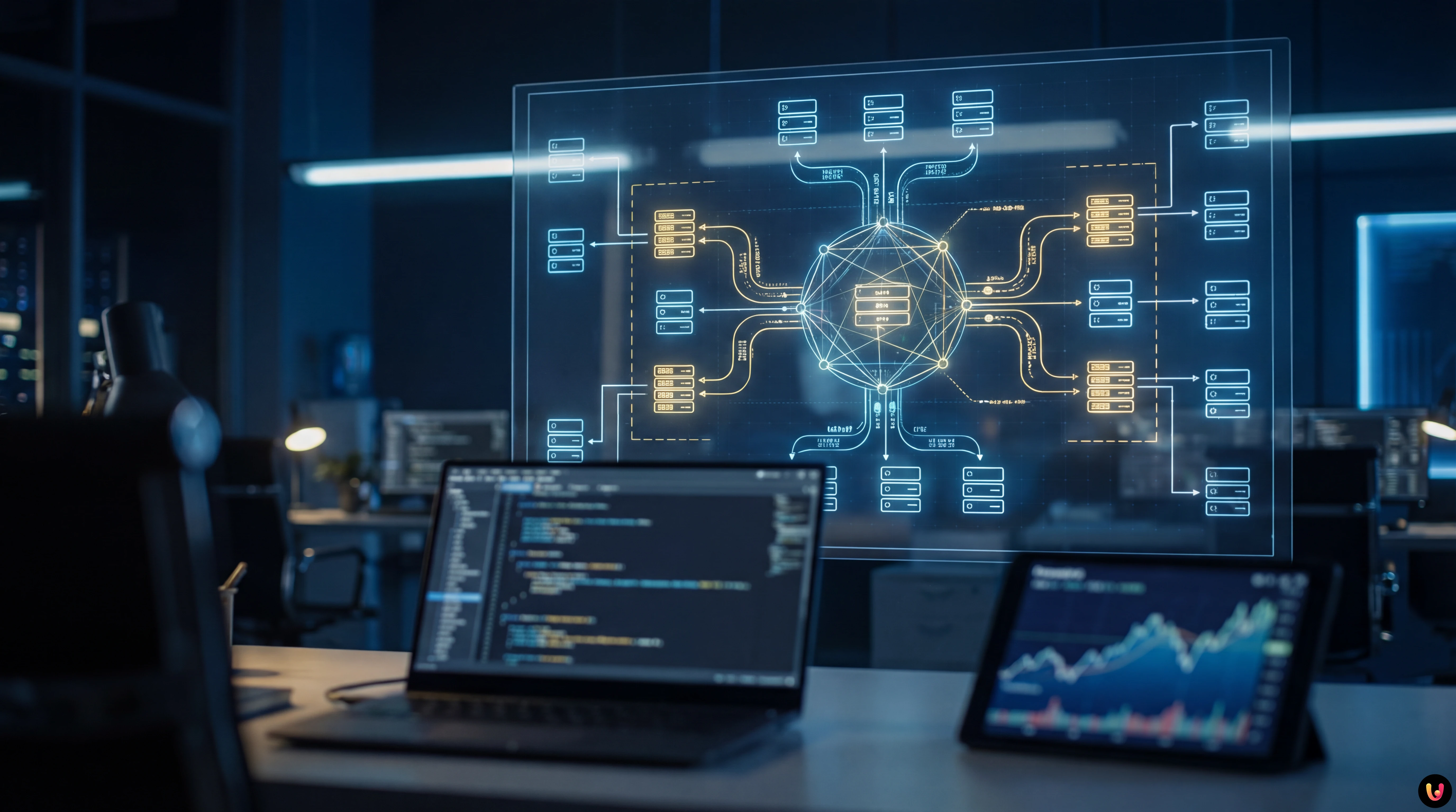 Diagramma architettura software CQRS per gestione dati CRM bancario