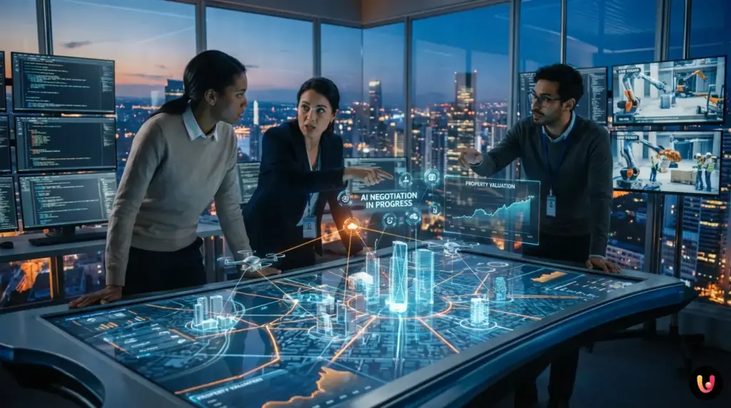 Sch&eacute;ma d'architecture de syst&egrave;mes multi-agents pour le secteur immobilier