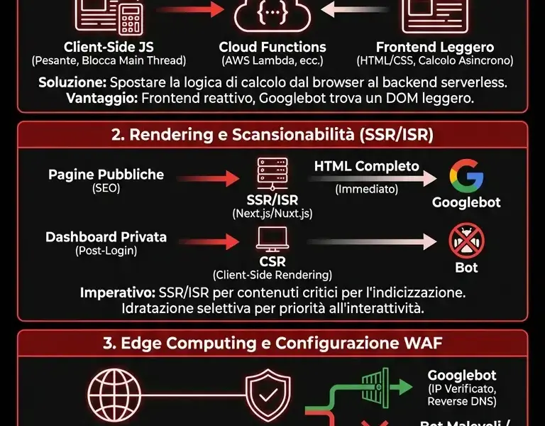 Infografica: Architetture Cloud e SEO per Fintech: Guida a Performance e Sicurezza