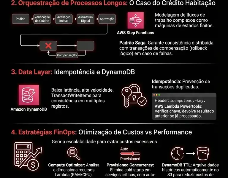 Infografica: Arquitetura Serverless AWS para Fintech: Guia Completo para a Escalabilidade