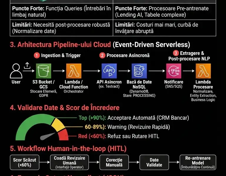 Infografica: Automatizarea Documentelor pentru Credite Ipotecare: Pipeline OCR și NLP &icirc;n Cloud