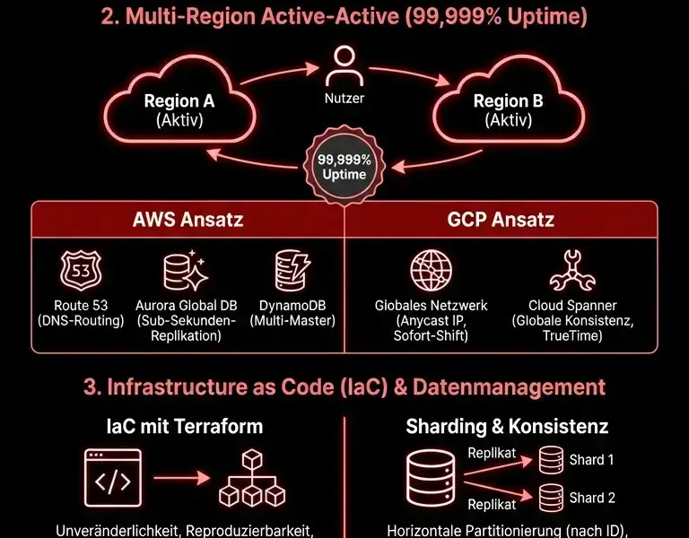 Infografica: Cloud-Disaster-Recovery im FinTech: Leitfaden zu Active-Active-Architekturen