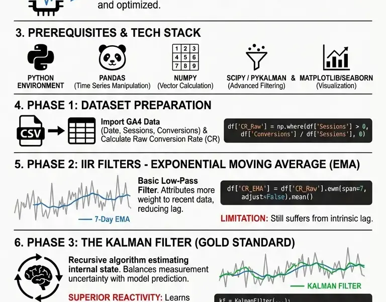 Infografica: Conversion Rate Analysis: Guide to Digital Signal Processing with Python