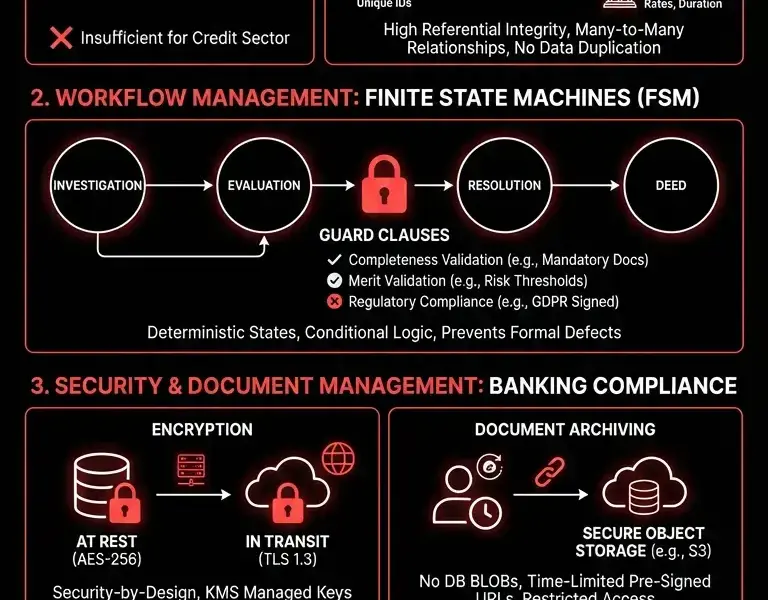 Infografica: Credit Brokerage CRM Software Architecture: BOMA Deep-Dive