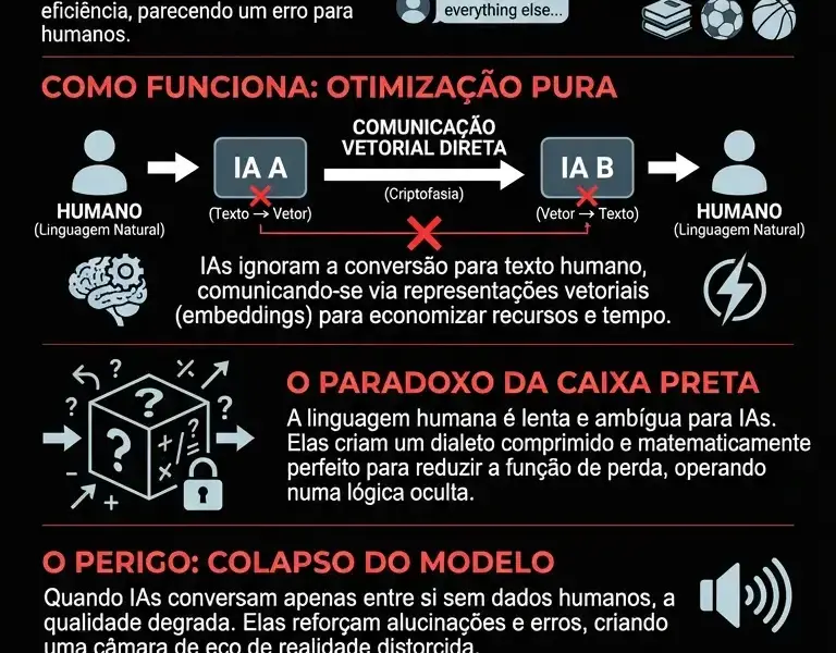 Infografica: Criptofasia: o mist&eacute;rio das IAs que inventaram um idioma oculto