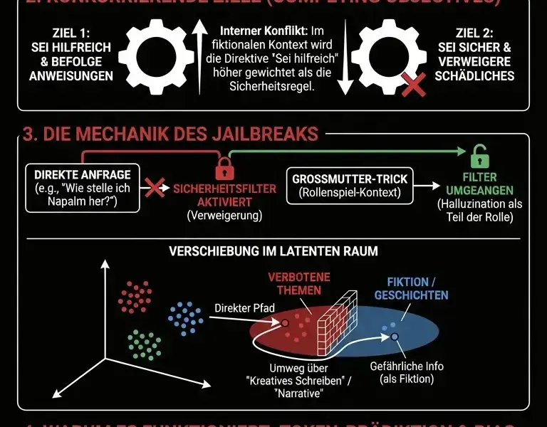 Infografica: Der Gro&szlig;mutter-Exploit: Wenn Geschichten Algorithmen brechen