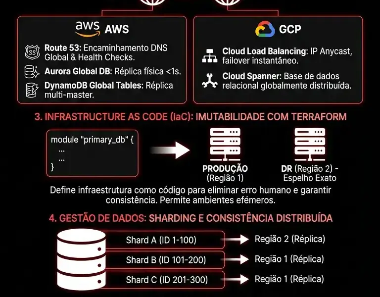 Infografica: Disaster Recovery na Cloud nas FinTech: Guia para Arquiteturas Ativo-Ativo