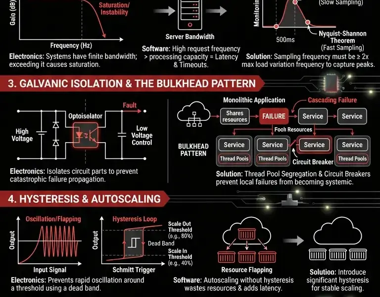 Infografica: Distributed Systems Stability: Lessons from Electronic Engineering