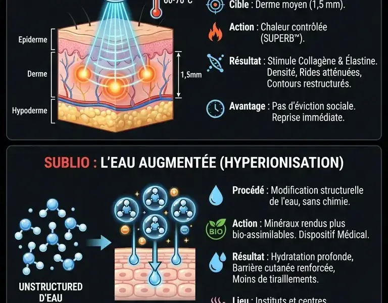 Infografica: Esth&eacute;tique : Softwave et Sublio, la r&eacute;volution du soin sans bistouri