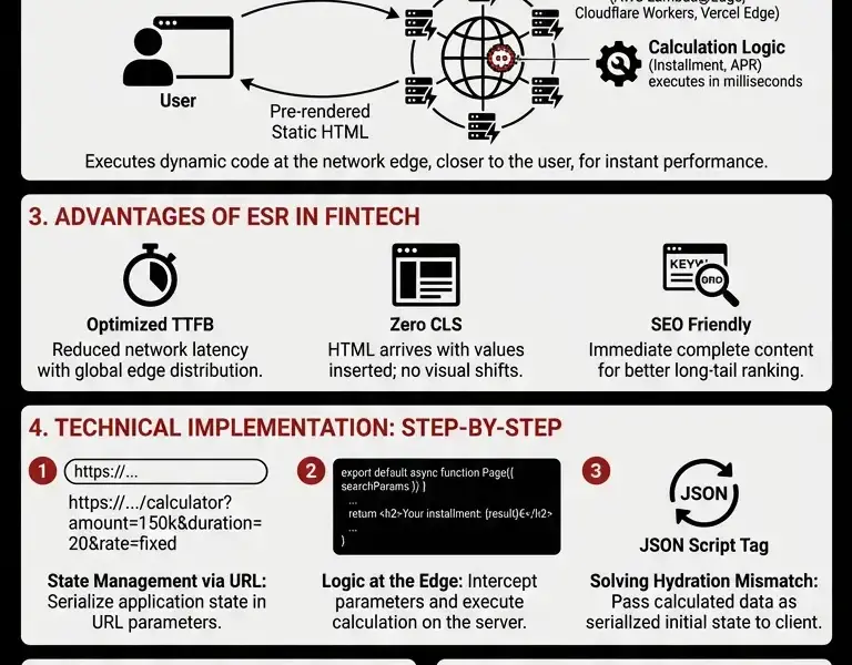 Infografica: Fintech Technical SEO: Edge-Side Rendering for Mortgage Calculators