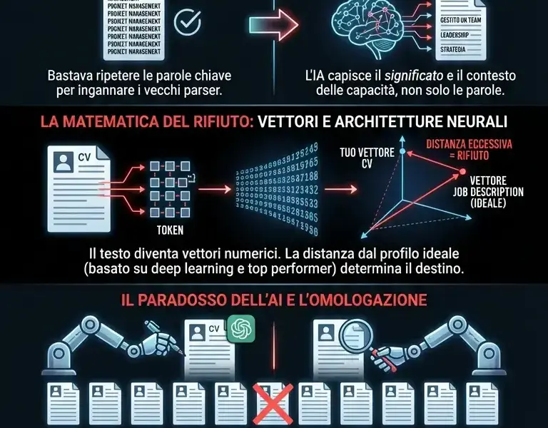 Infografica: Il 75% dei CV non viene letto: come superare il guardiano invisibile