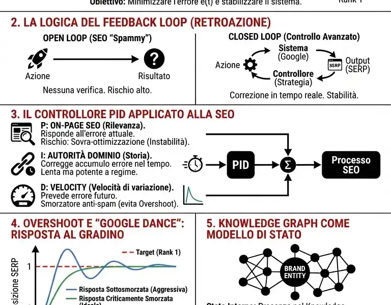 Infografica: Ingegneria della SEO Tecnica Avanzata: Teoria dei Controlli e Ranking