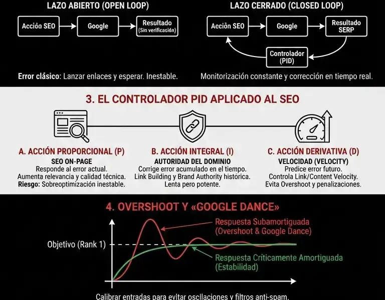 Infografica: Ingenier&iacute;a del SEO T&eacute;cnico Avanzado: Teor&iacute;a de Control y Ranking