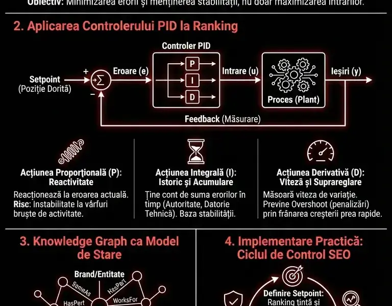 Infografica: Ingineria SEO: Teoria Controlului și SEO Tehnic Avansat