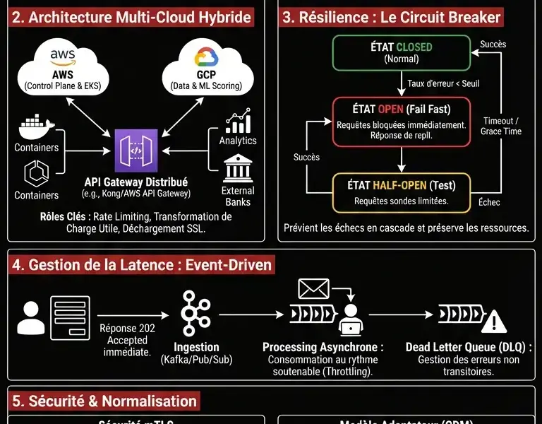Infografica: Int&eacute;gration API Cr&eacute;dit Immobilier : Guide de la R&eacute;silience Multi-Cloud (2026)