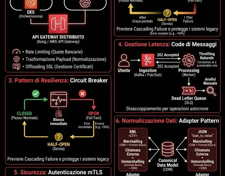 Infografica: Integrazione API Mutui: Guida alla Resilienza Multi-Cloud (2026)