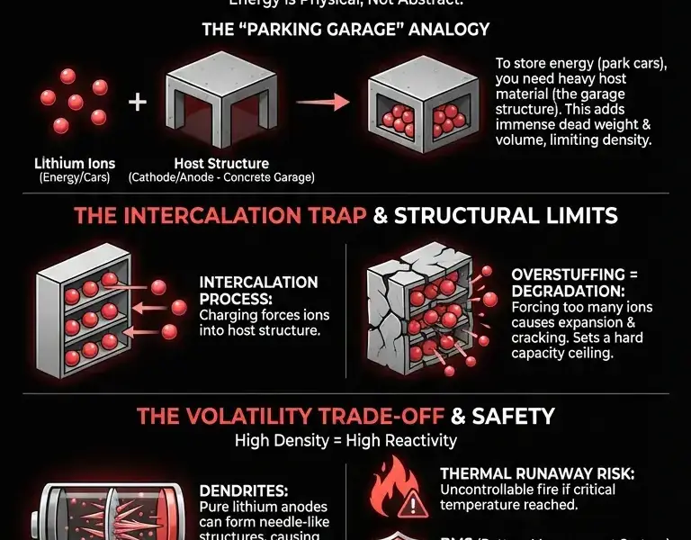 Infografica: It&rsquo;s Not Obsolescence: The Physics Wall Inside Your Battery