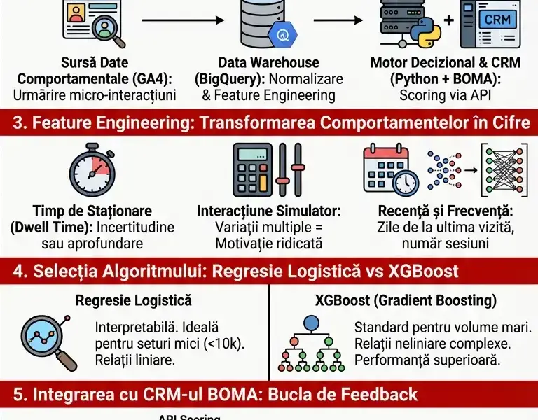 Infografica: Lead Scoring Predictiv: Ghid Tehnic pentru Ingineria Lead-urilor &icirc;n CRM