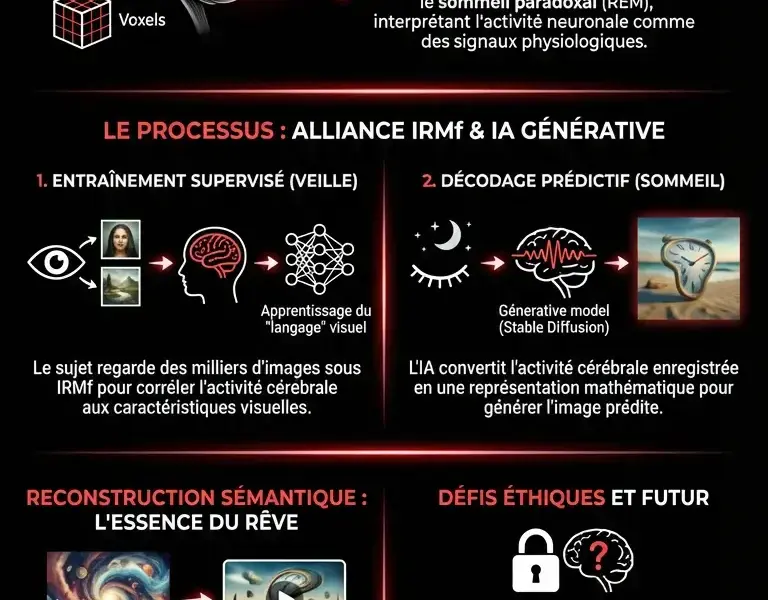 Infografica: L'inconscient d&eacute;cod&eacute; : la machine qui projette d&eacute;sormais vos nuits