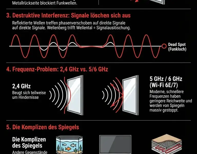 Infografica: Physik-Falle: Welcher Alltagsgegenstand Ihr WLAN blockiert