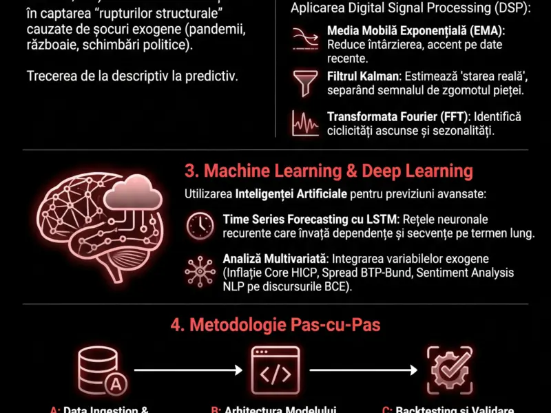Infografica: Previziuni Rate Euribor: Ghid Tehnic pentru ML și Semnale