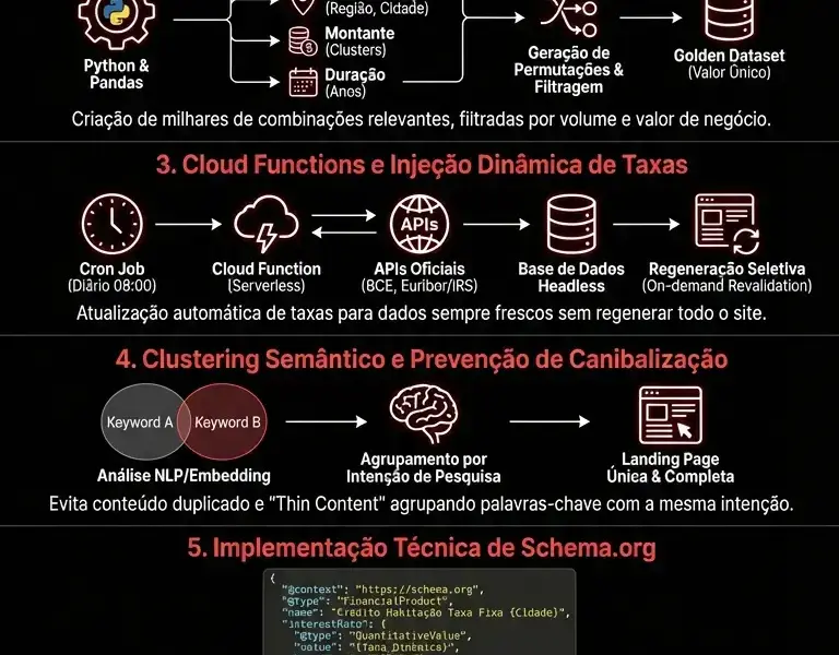 Infografica: SEO Program&aacute;tico em Finan&ccedil;as: Guia de Python e Cloud Functions