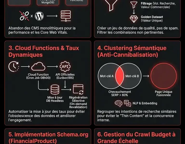 Infografica: SEO Programmatique Finance : Guide Python et Cloud Functions