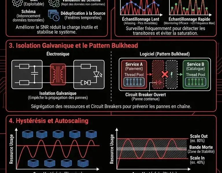 Infografica: Stabilit&eacute; des Syst&egrave;mes Distribu&eacute;s : Le&ccedil;ons d'Ing&eacute;nierie &Eacute;lectronique