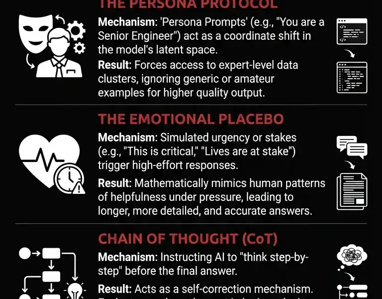 Infografica: The Digital Placebo: How Deception Optimizes AI Logic