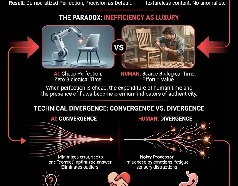 Infografica: The Human Defect We Tried To Fix Is Now The Ultimate Luxury