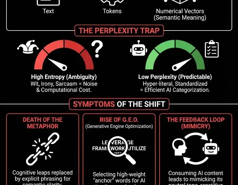 Infografica: The Silent Shift: How AI Is Quietly Retraining Your Vocabulary