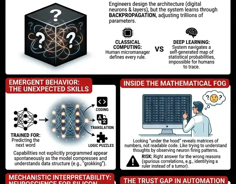 Infografica: The Silent Spark: Why AI Creators Are Estranged From Their Code