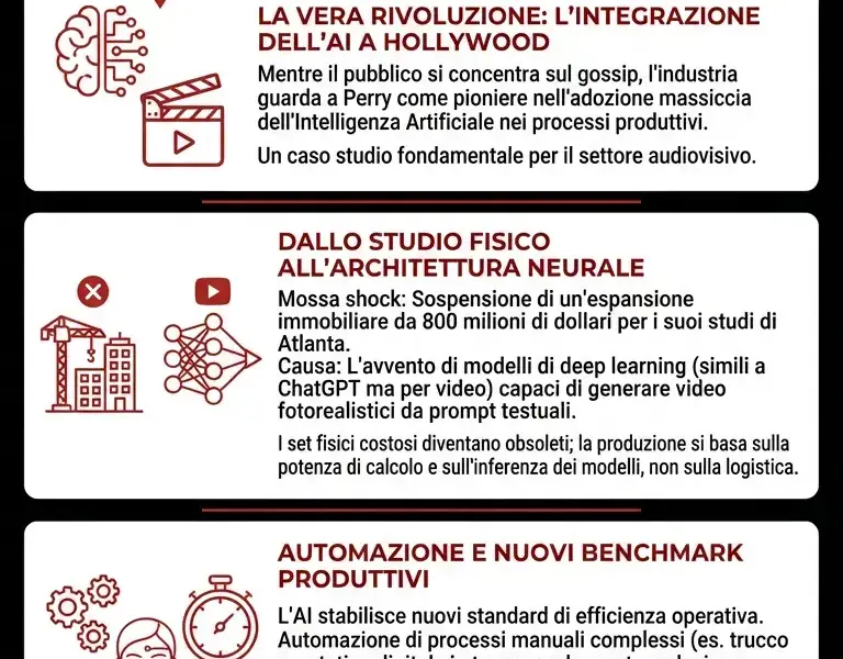 Infografica: Tyler Perry: Dal Gossip Reale alla Rivoluzione dell'Intelligenza Artificiale