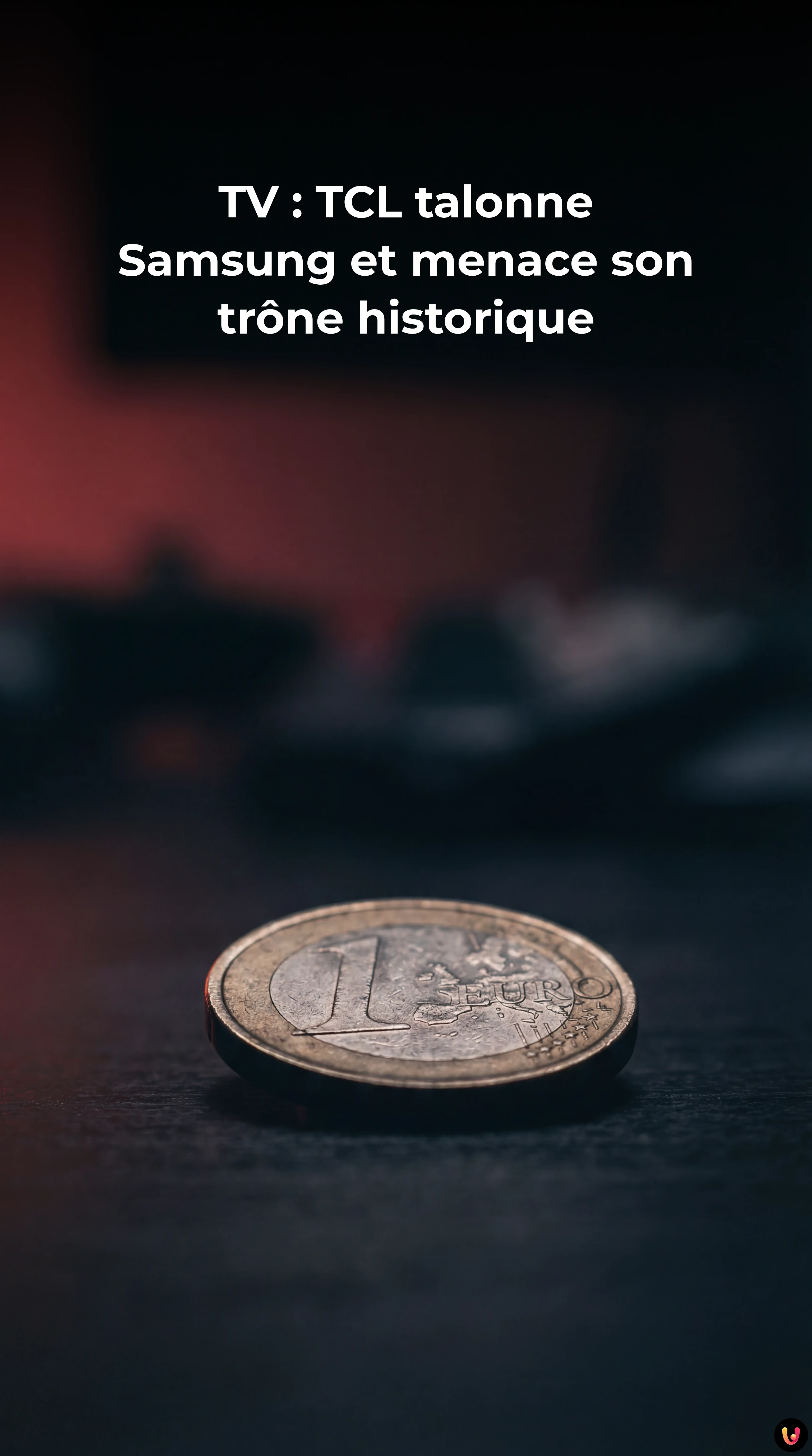 Logos Samsung et TCL illustrant la guerre des parts de marché des téléviseurs