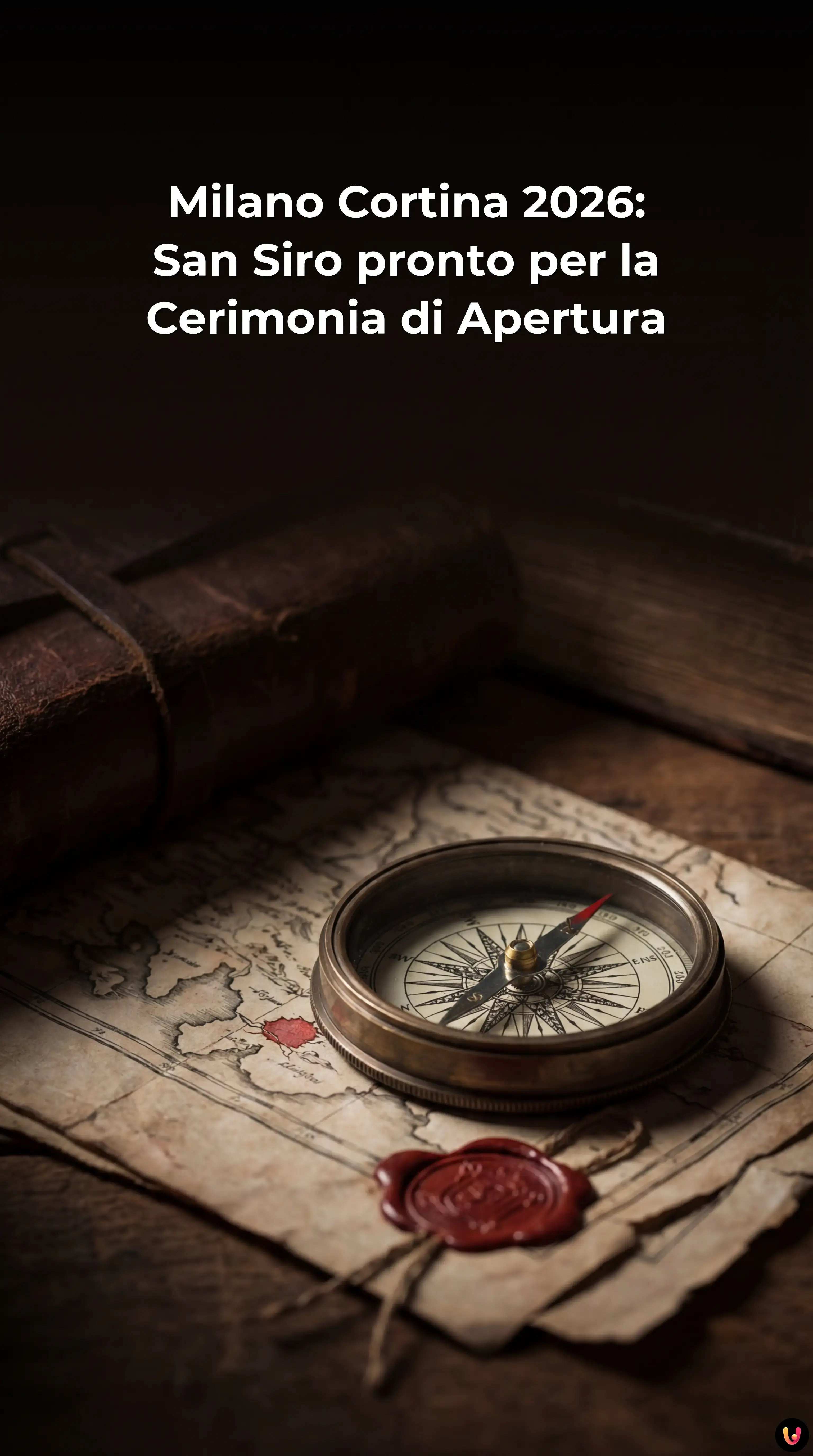 Stadio San Siro illuminato a festa per la cerimonia di apertura di Milano Cortina 2026.